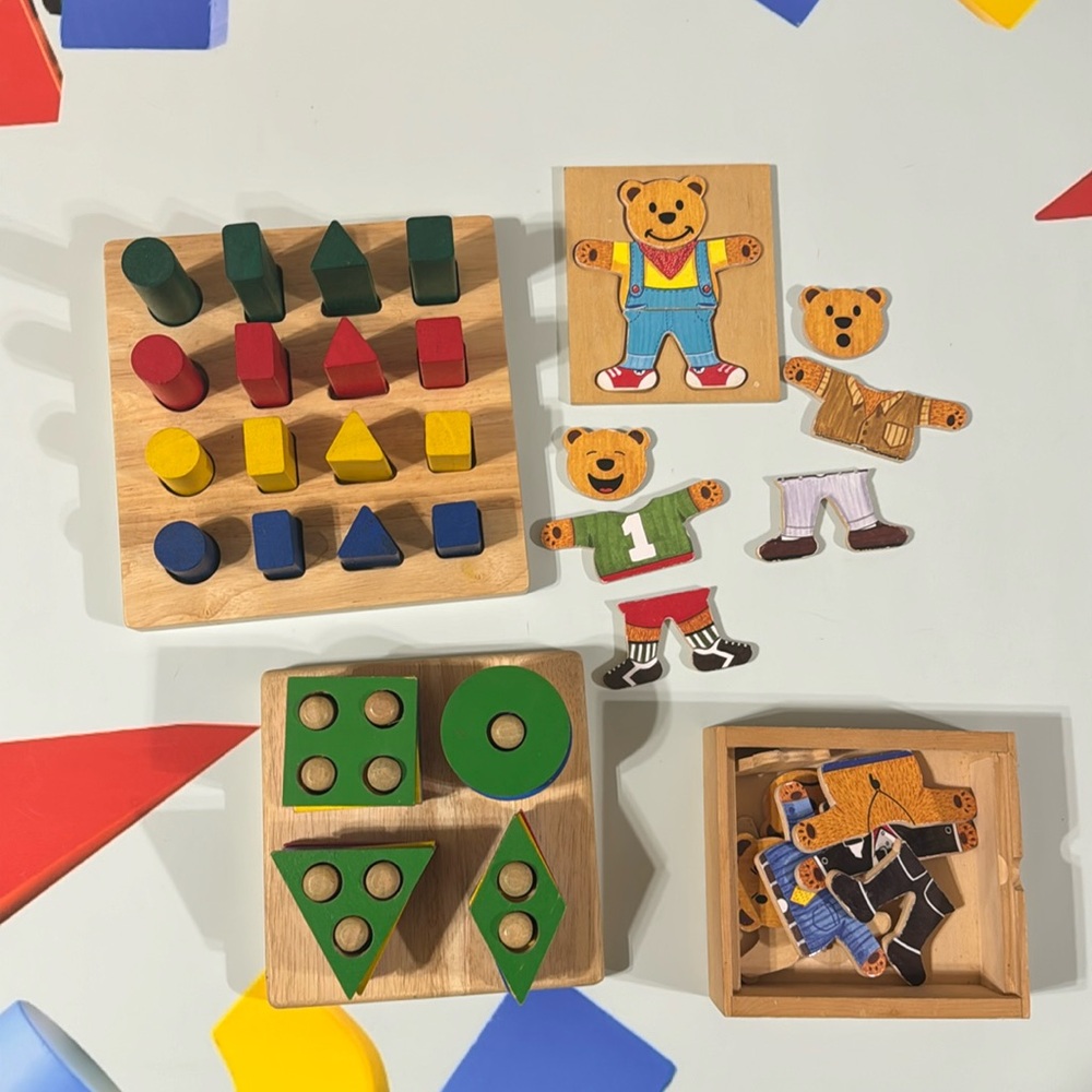 Children 3 Puzzle Toy Bundle